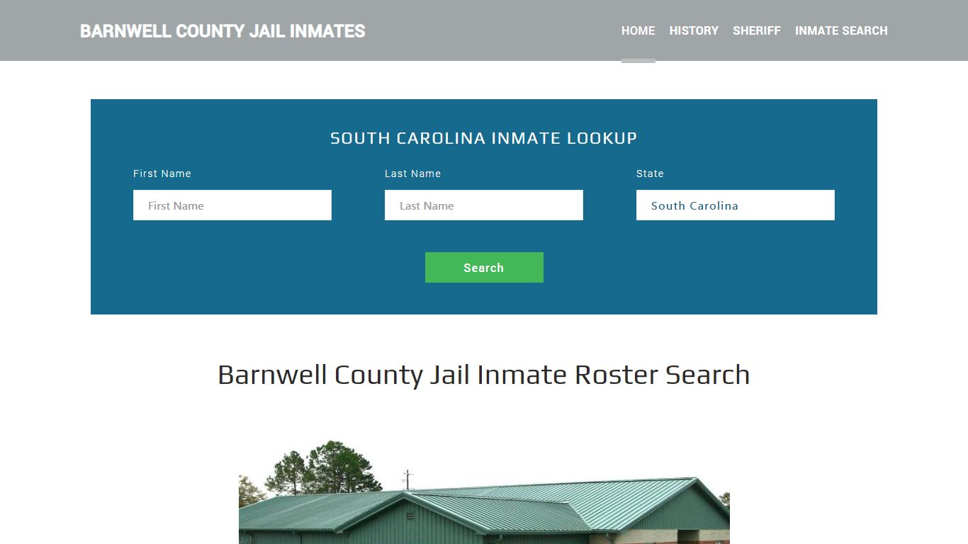 Barnwell County Jail Inmate Roster Lookup, Barnwell, SC